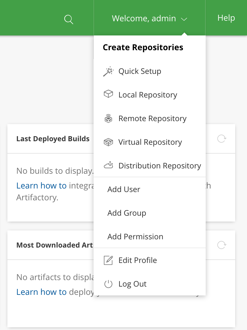 Quick access menu 快速访问菜单