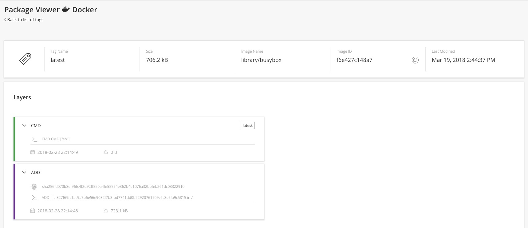 Docker Layers 码头工人层