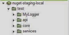 Nuget staging local