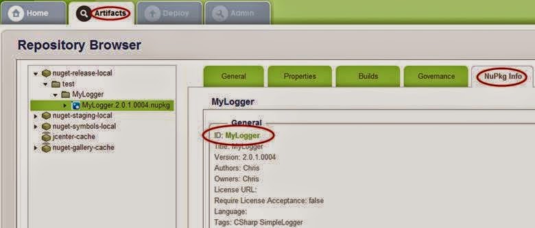构建的详细信息