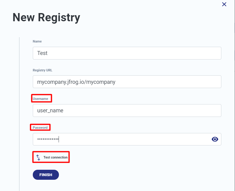 Portshift新建注册表对话框