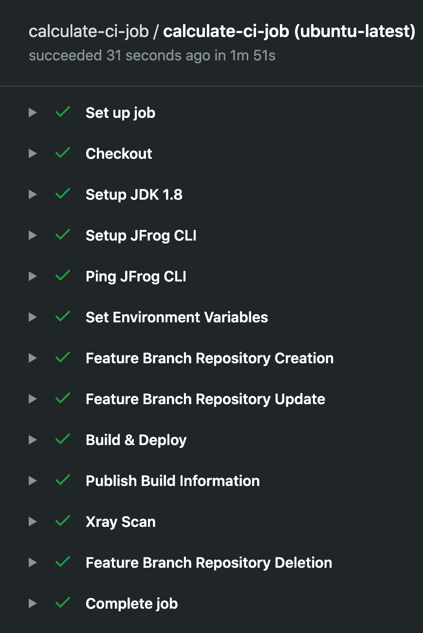 完成GitHub Actions管道
