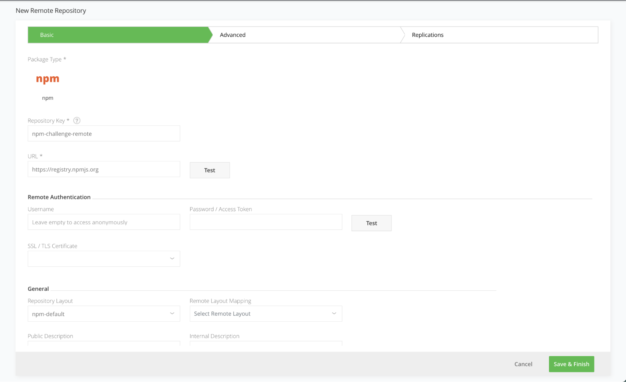 添加远程npm存储库