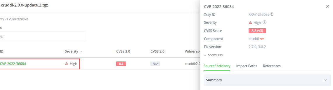 Xray识别Xray CVE-2022-36084漏洞