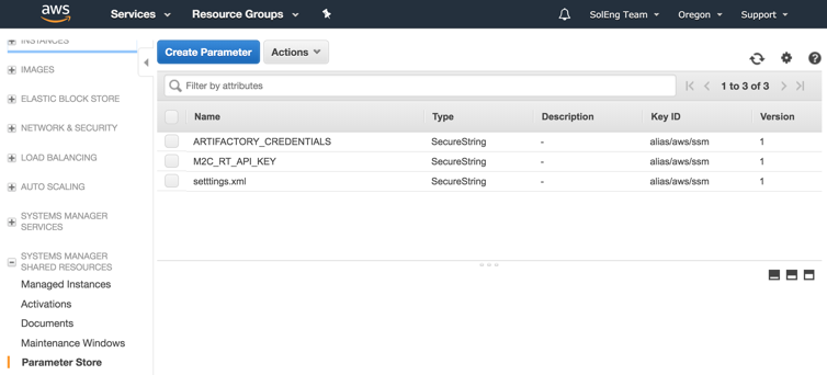 创建SecureString参数