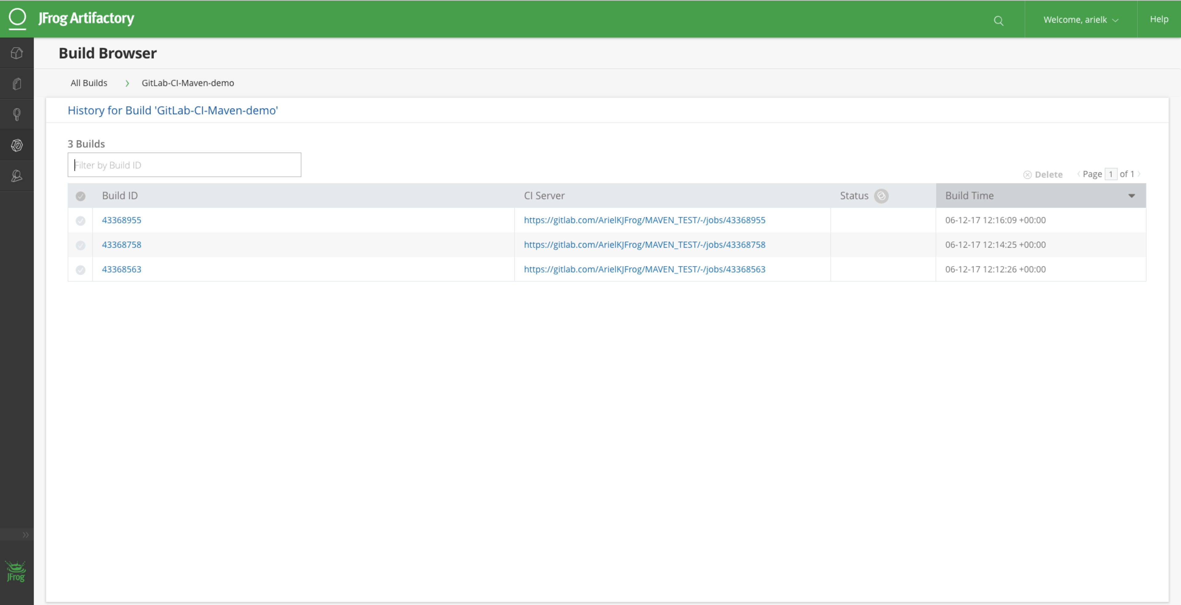 GitLab和Artifactory