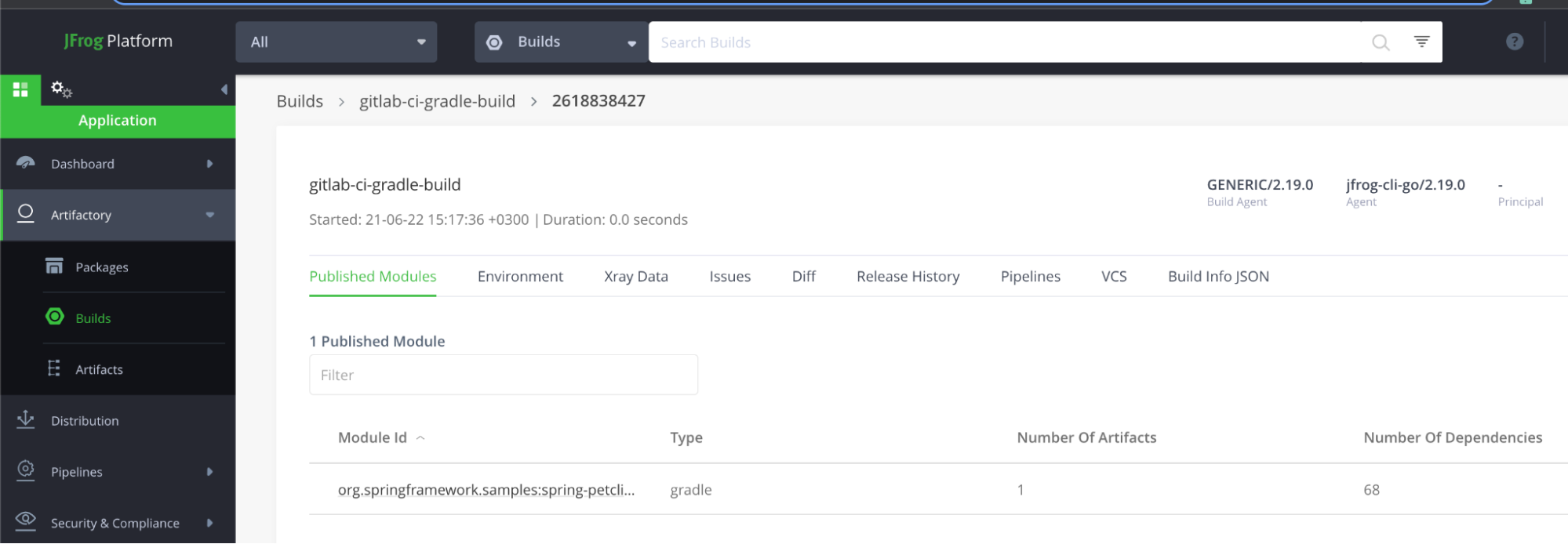 GitLab和Artifactory