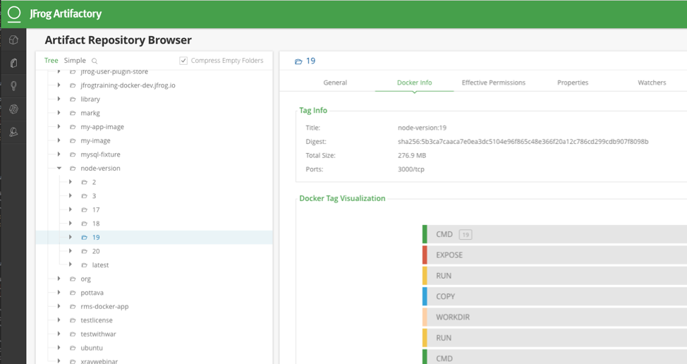 将Docker映像推送到Artifactory