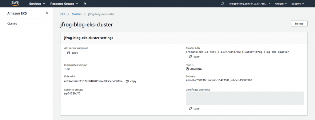 正在进行集群设置