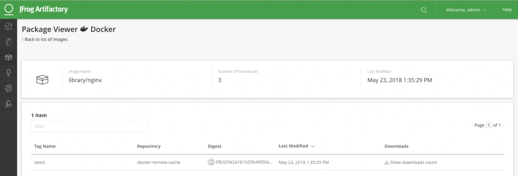 Arifactory包查看器