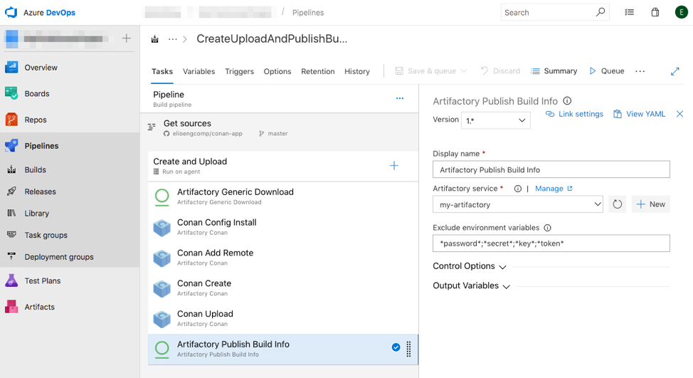 人工发布构建信息