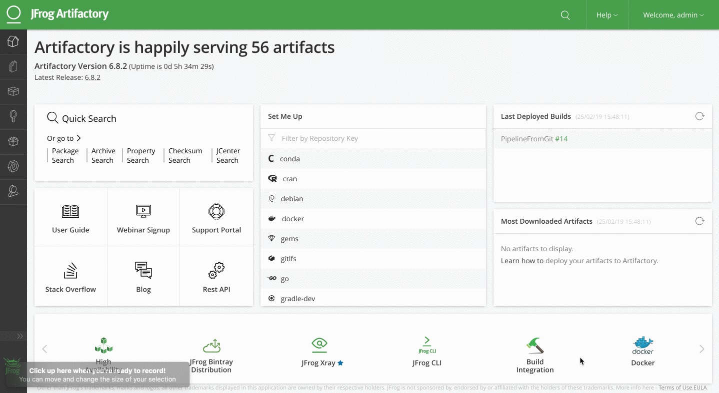 JFrog发行版构建