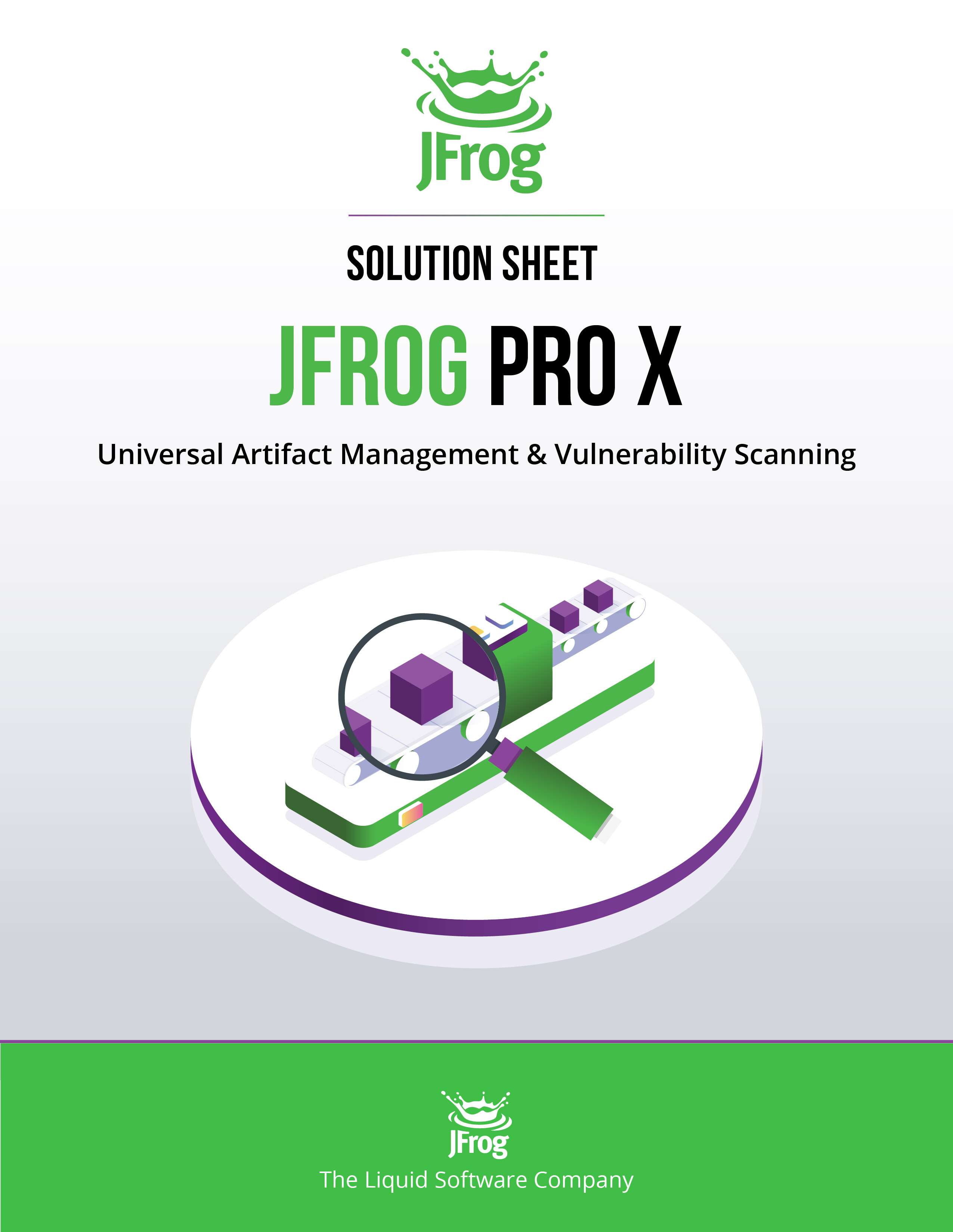 JFrog Pro X解决方案表