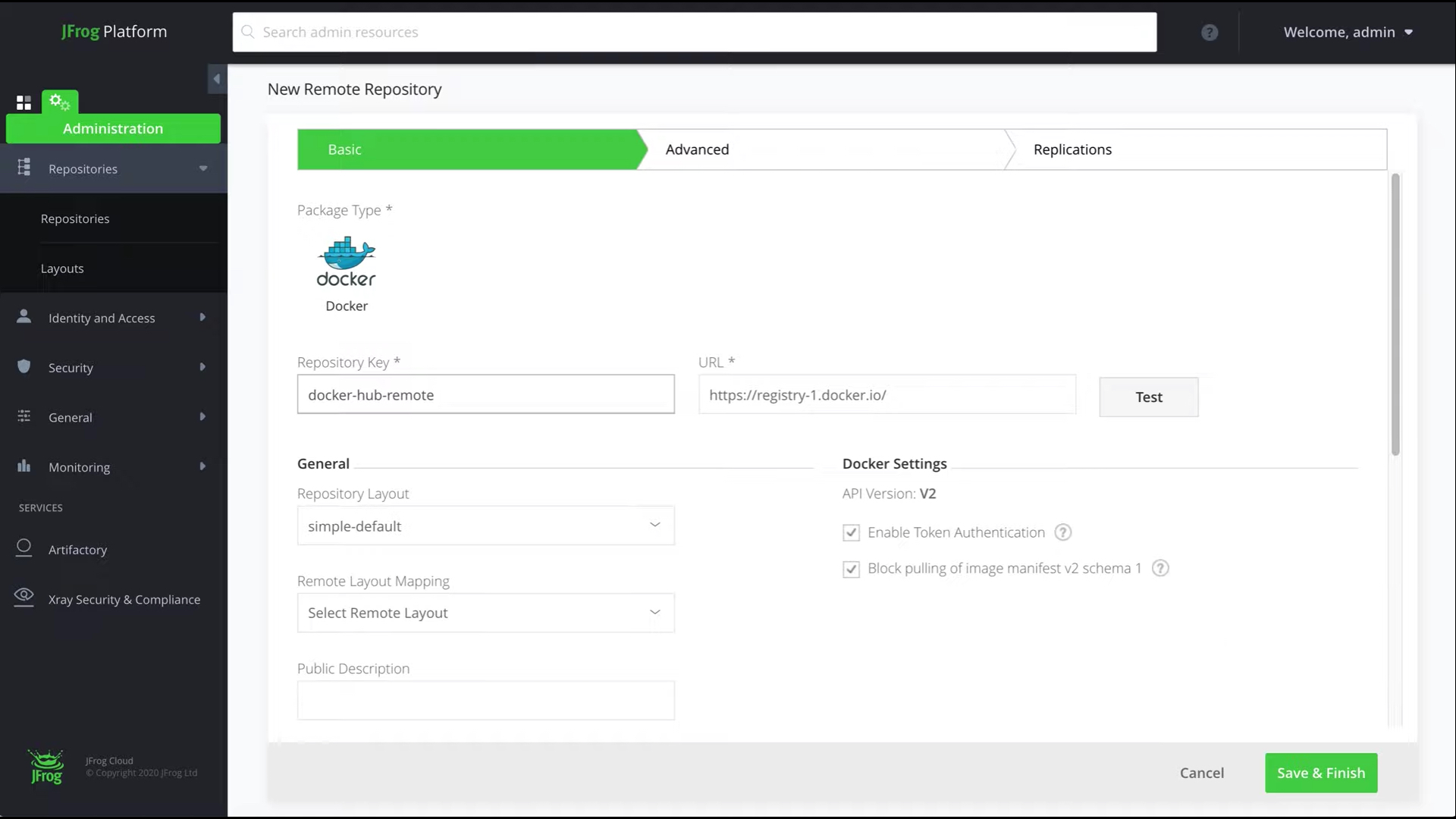 添加远程Docker存储库