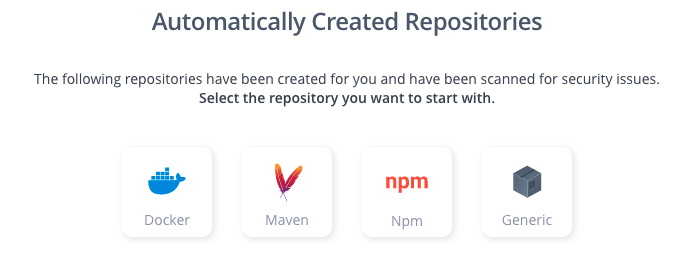 JFrog平台自动创建存储库