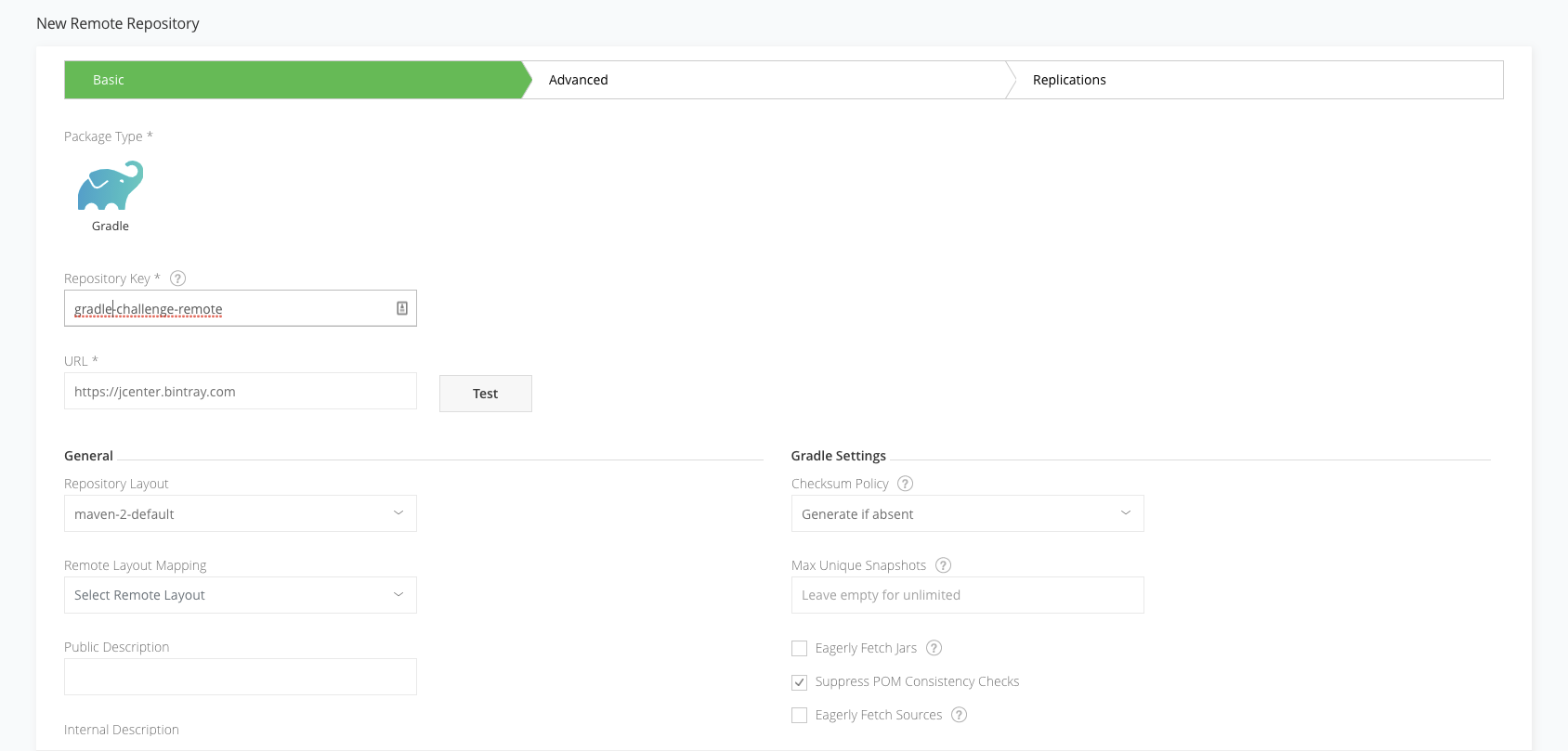 添加远程Gradle存储库