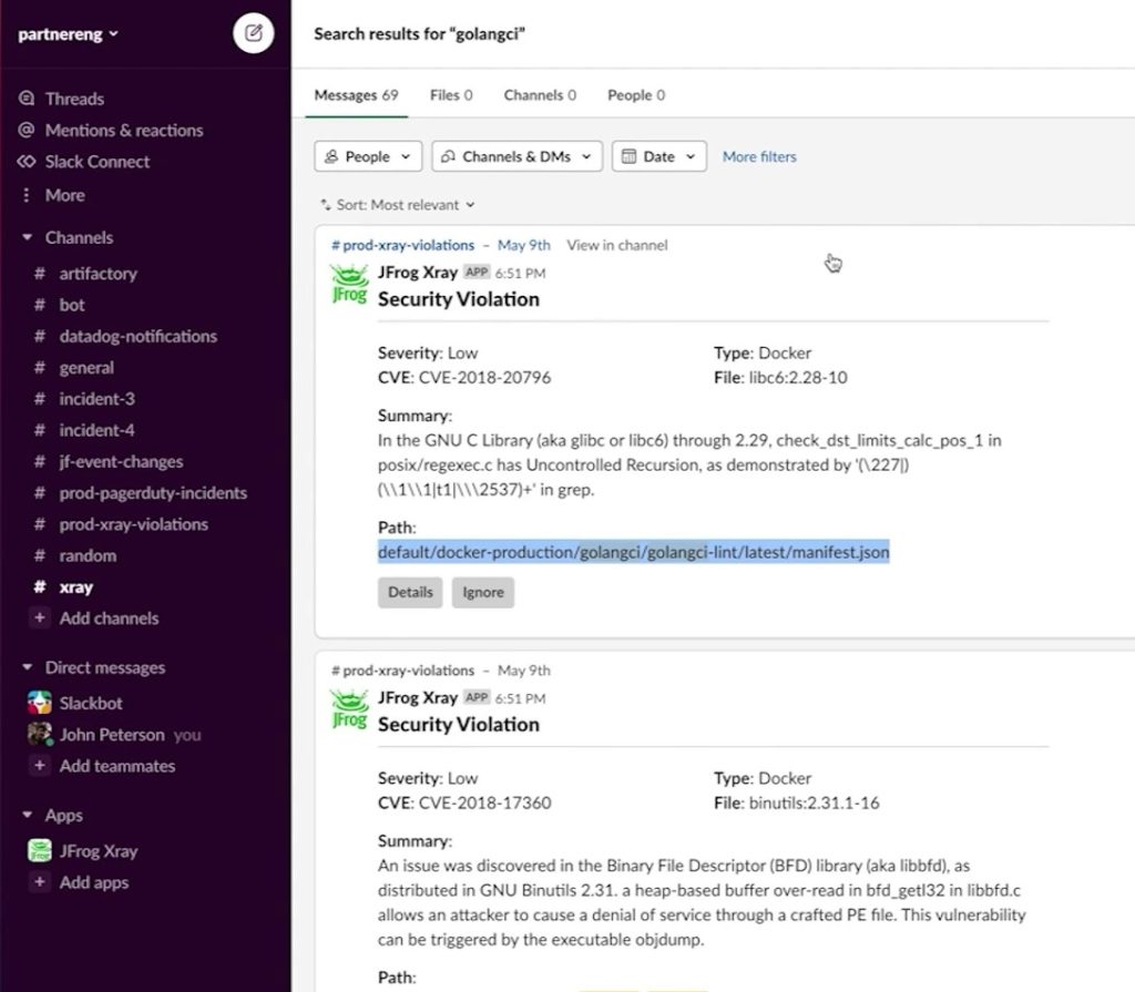 为JFrog DevOps平台集成Slack合作伙伴