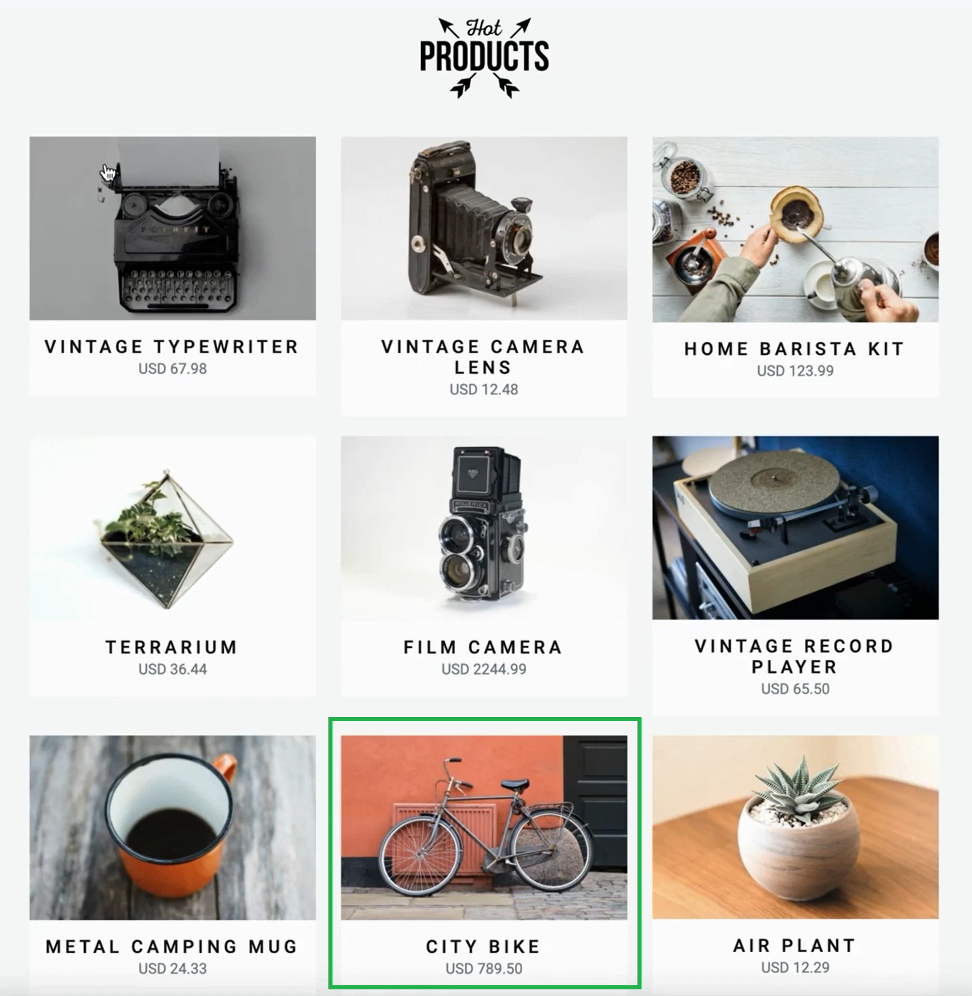 Web店面应用程序-前端