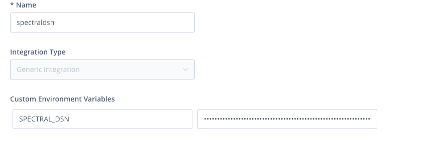 在SpectralOps中配置DSN