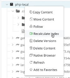 重新索引PHP Composer存储库