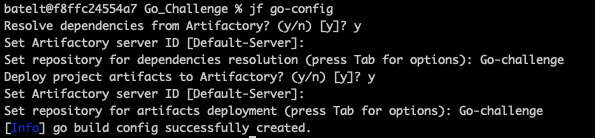 配置项目存储库