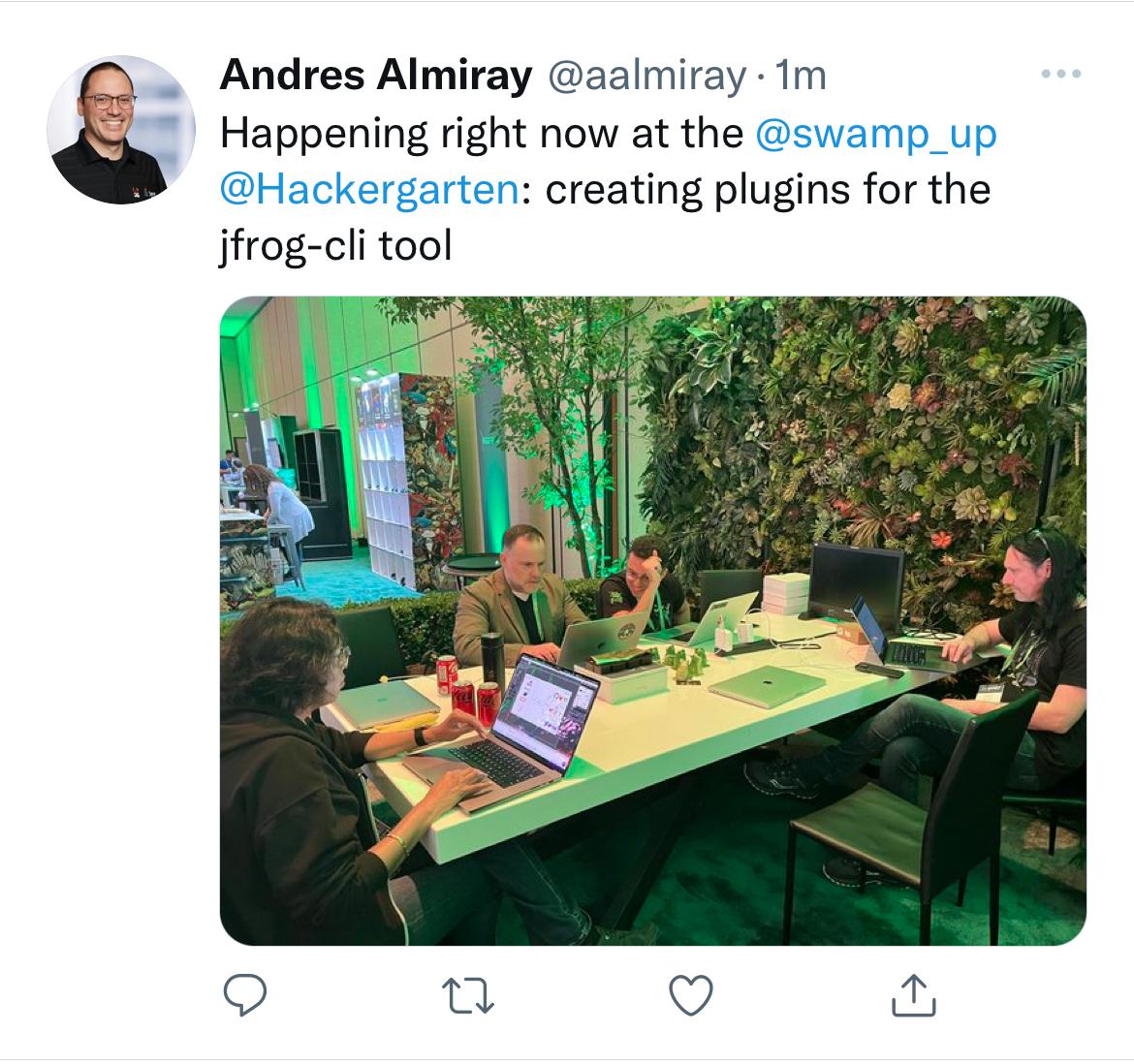 swampUP Hackergarten