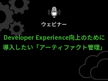 开发人员的经验向上のために導入したい”アーティファクト管理”